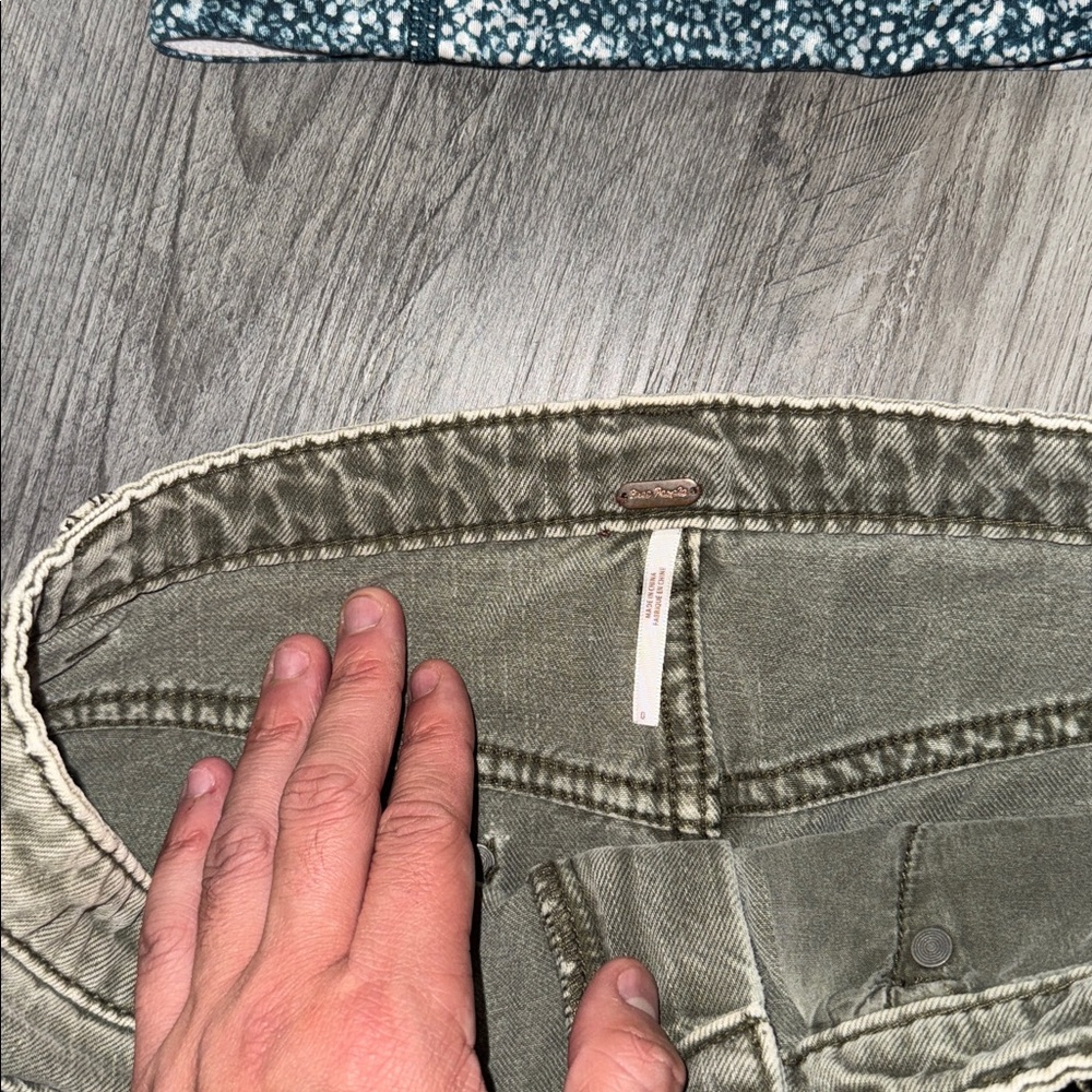 Free People denim jean skirt - Picture 3 of 4